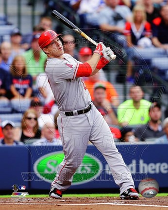 Framed Mike Trout 2014 Batting Print