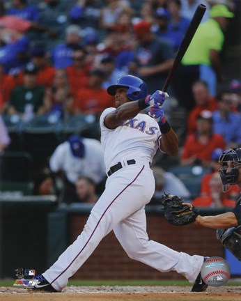 Framed Adrian Beltre 2014 Action Print