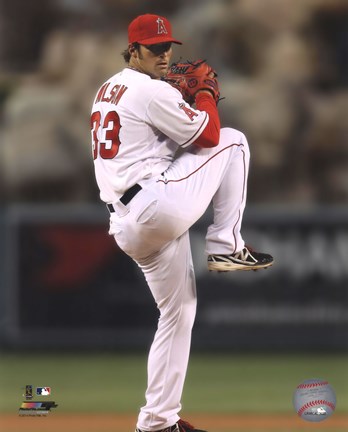 Framed C.J. Wilson 2014 Print