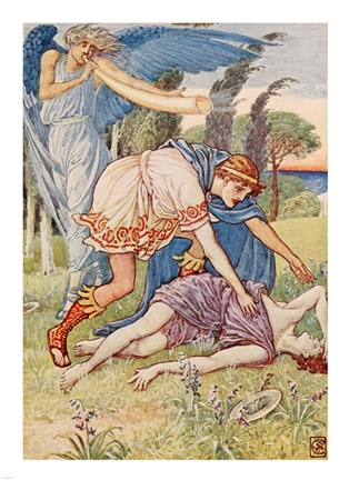 Framed Wind God Sent A Gust From The South Print