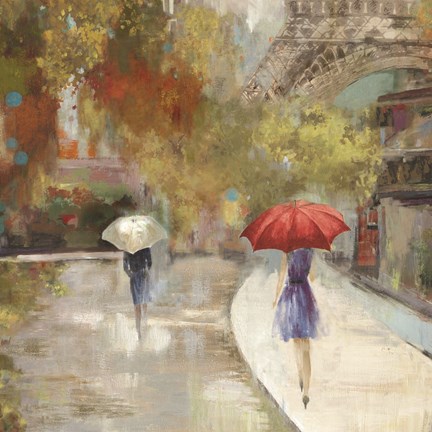 Framed Sunlight Avenue I Print