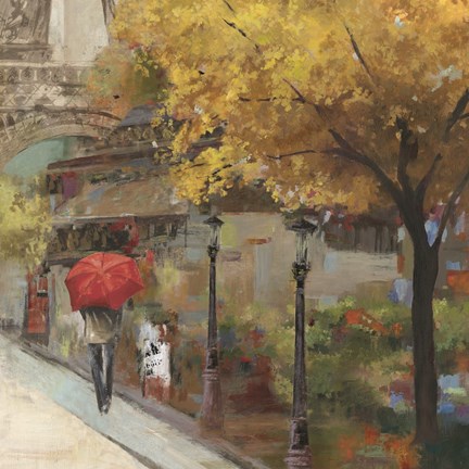 Framed Sunlight Avenue II Print