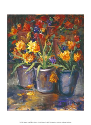 Framed Flower Fiesta Print