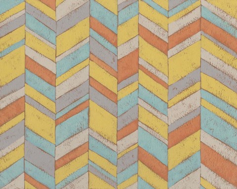 Framed Modern Chevron III Print