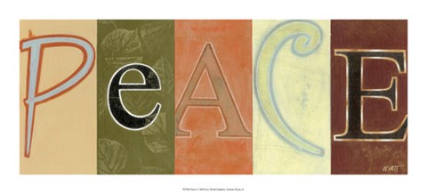 Framed Peace Panel Print