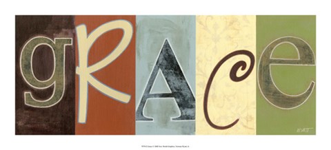 Framed Grace Panel Print