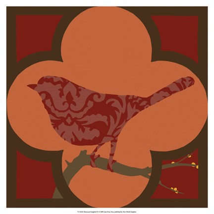 Framed Moroccan Songbird IV Print