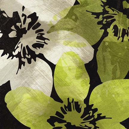 Framed Bloomer Tiles V Print