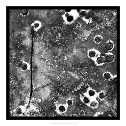 Framed Black Ice II Print