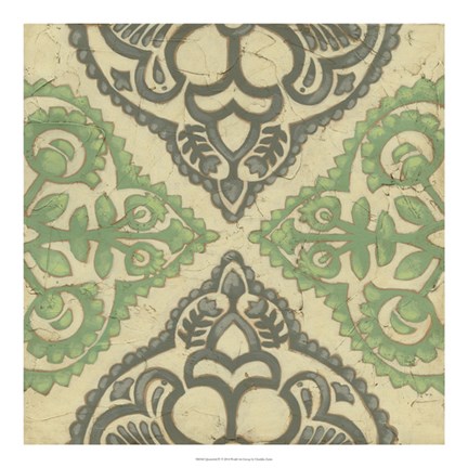 Framed Quatrefoil IV Print