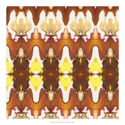 Framed Watercolor Quilt II Print