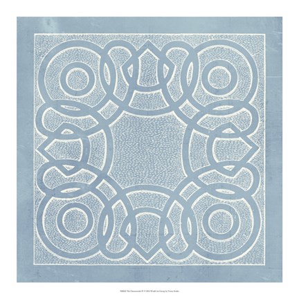 Framed Tile Ornamentale IV Print