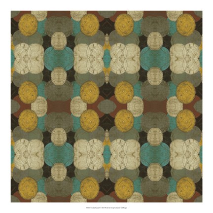 Framed Circular Repeat II Print