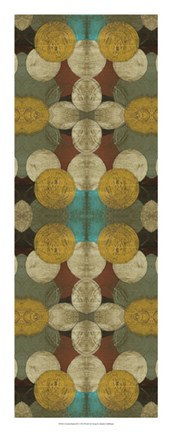 Framed Circular Repeat III Print