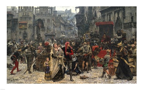 Framed Atterdag holding Visby to Ransom Print