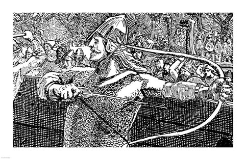 Framed For Weak, Too Weak is the King Bow Print