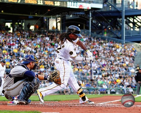 Framed Andrew McCutchen 2014 batting Print