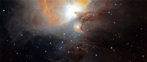 Framed Part of the M42 nebula in Orion Print