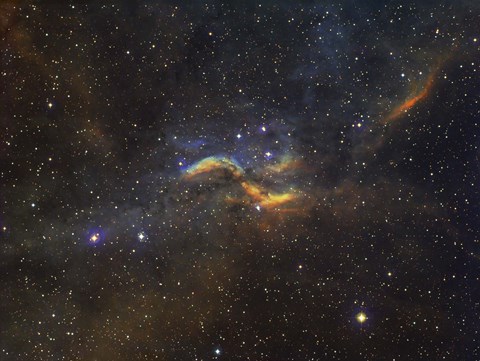 Framed Propeller Nebula Print