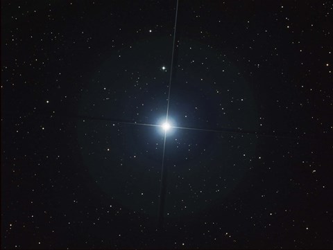 Framed Rigel is the brightest star in the constellation Orion Print