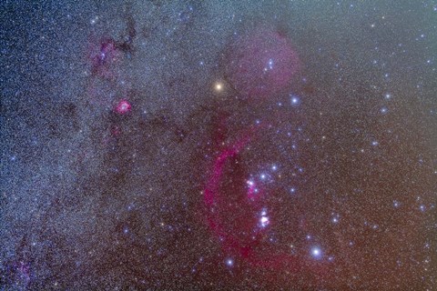 Framed Orion and Monoceros region Print