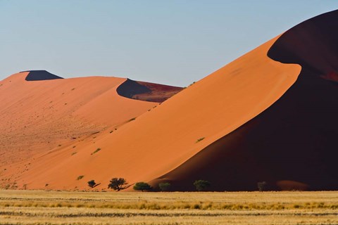 Framed Desert, Sossusvlei, Namib-Nauklift NP, Namibia Print