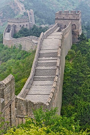 Framed Great Wall, Jinshanling, China Print