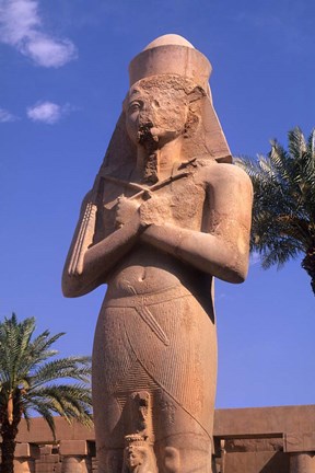 Framed Ancient Ruins of Kings at the Temple of Karnak, Luxor, Egypt Print