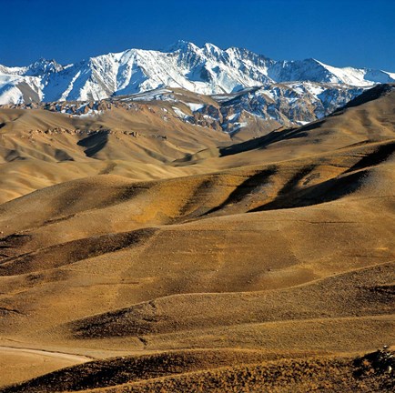 Framed Afghanistan, Bamian Valley, Hindu Kush Mountains Print