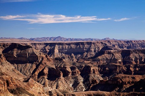 Framed Fish River Canyon, Southern Namibia Print