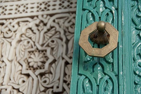 Framed Morocco, Islamic courts, Moorish Architecture Print