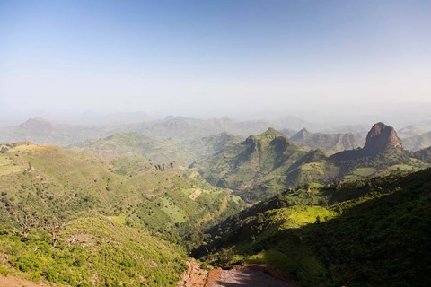 Framed Landscape, Gondar, Ethiopia Print