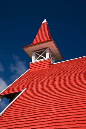 Framed Mauritius, North Mauritius, Cap Maleureux church Print