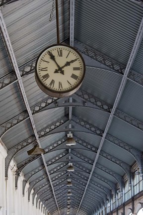 Framed Mozambique, Maputo, Colonial era C.F.M. Train Station Print