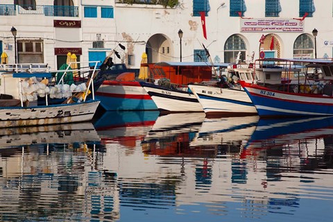 Framed Old Port, Bizerte, Tunisia Print