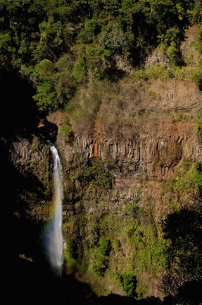 Framed Petit cascade waterfall, Amber Mountain NP, MADAGASCAR Print