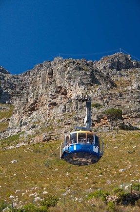 Framed Table Mountain Tram Print