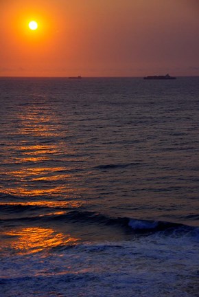 Framed South Africa, KwaZulu Natal, Sunrise Print