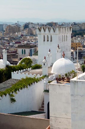 Framed View of Tangier from the Medina, Tangier, Morocco Print