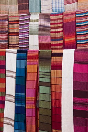 Framed Woven Fabrics, Morocco Print