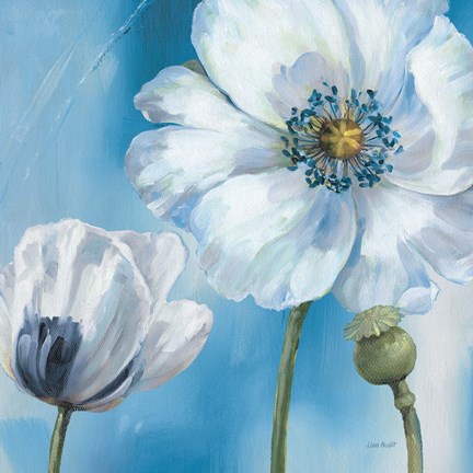 Framed Blue Dance III Print