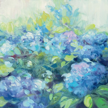 Framed Bright Hydrangea II Print