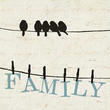 Framed Bird Talk IV Print