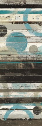 Framed Blue Zephyr Panel Print