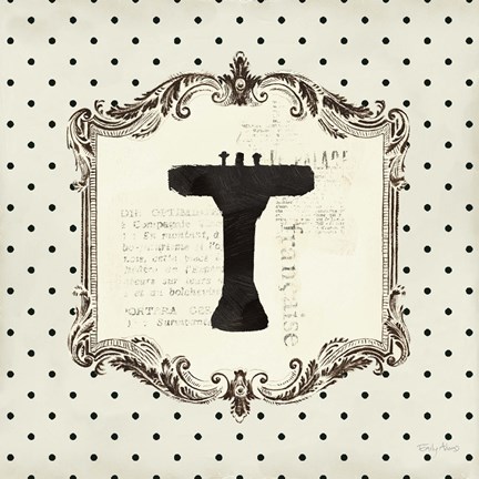 Framed Cartouche Sink Print