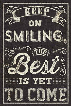 Framed Chalk Quotes II Print