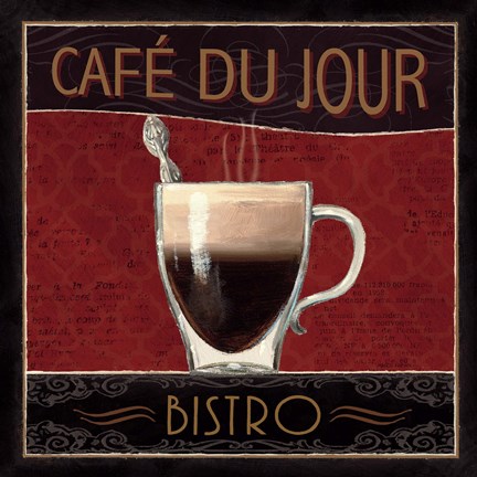 Framed Coffee Shop III Print