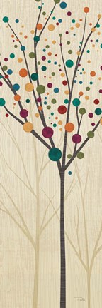 Framed Flying Colors Trees Light II Print