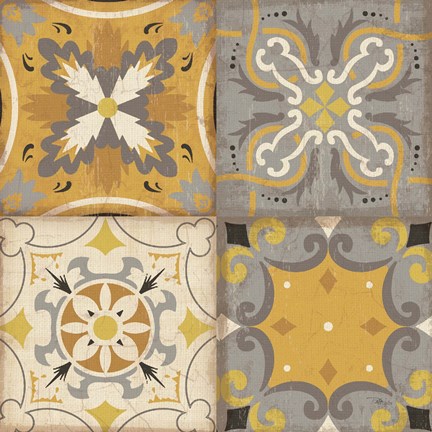 Framed Golden Glow 4pk Print