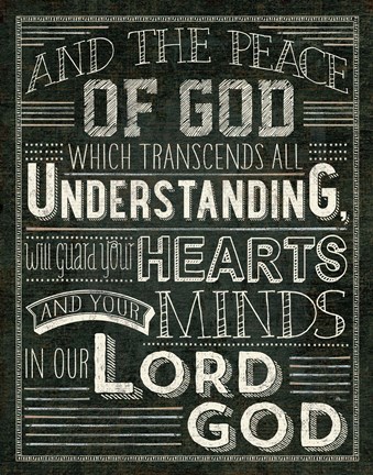 Framed Holy Words II Print